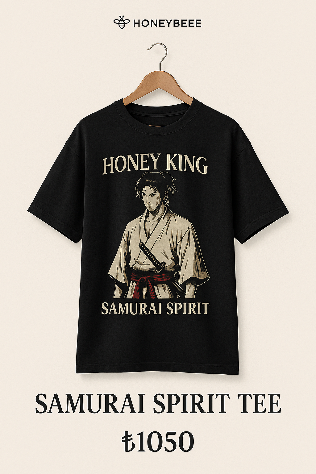 Samurai Spirit Tee – Honeybeee Collection