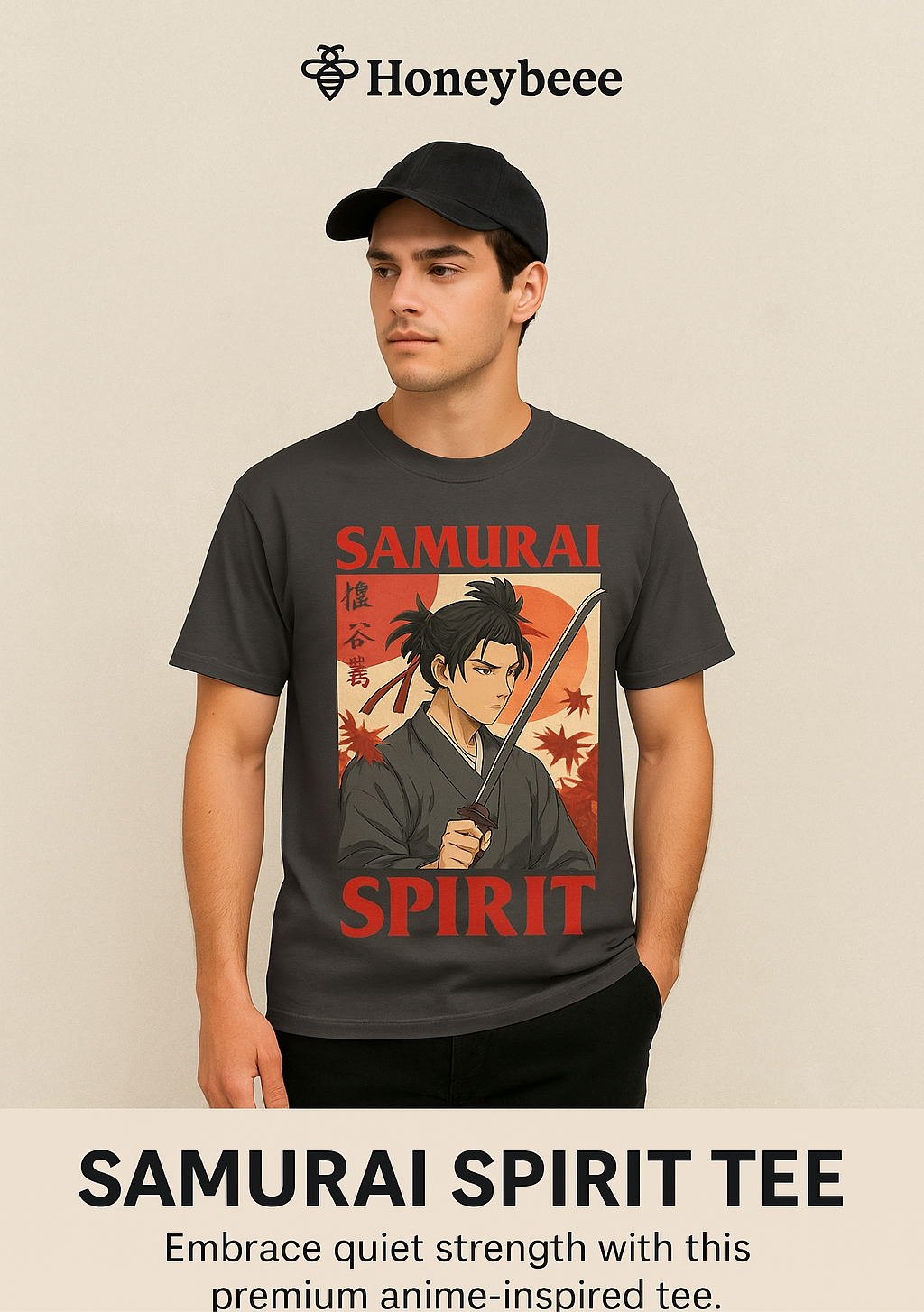 Samurai Spirit Tee – Honeybeee Collection